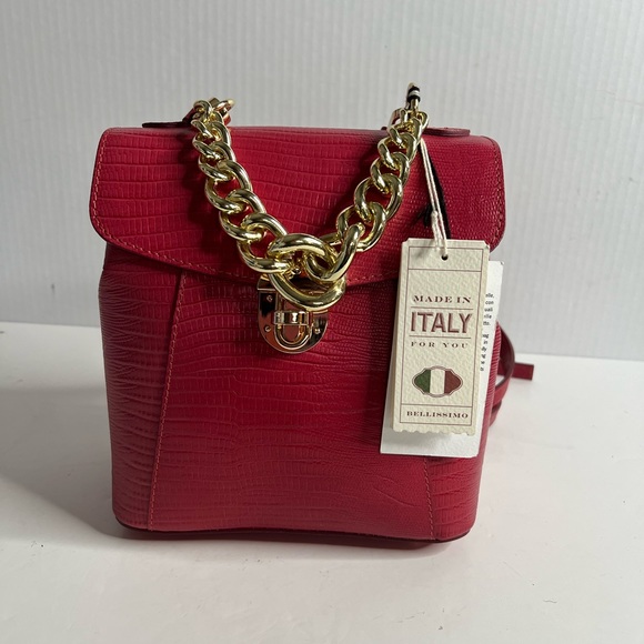 Divina Firenze Bags Divina Firenze Trilli Italian Leather Ruby